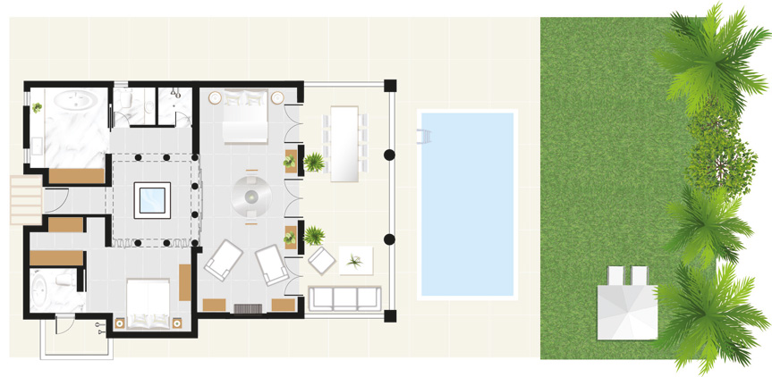 mandola-rosa-villa-marble-private-pool-peloponnese-floorplan